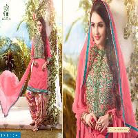 mohini Glamour Premium cotton With jacket Suits